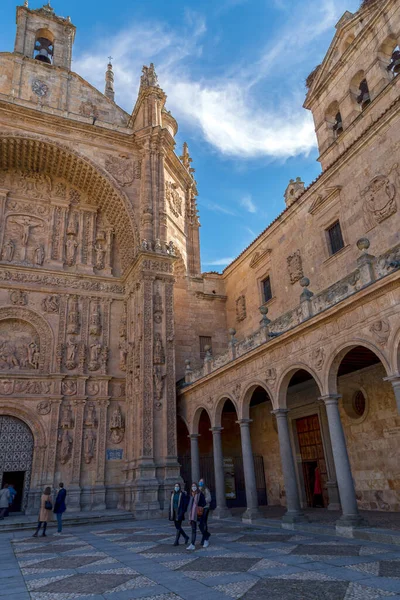 Salamanca Spanien Februari 2022 Convento Las Duenas Ett Dominikanskt Kloster — Stockfoto
