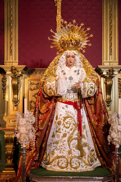 Salamanca Spagna Febbraio 2022 Dettaglio Dall Interno Della Chiesa Santo — Foto Stock