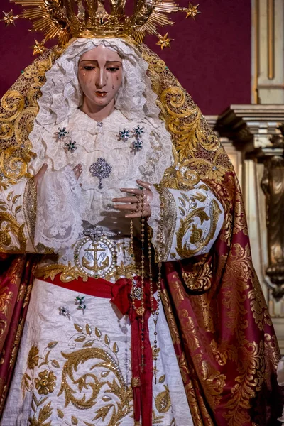 Salamanca Spagna Febbraio 2022 Dettaglio Dall Interno Della Chiesa Santo — Foto Stock