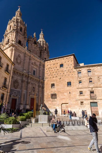 Salamanca Spain Feb 2022 Clerecia Baroque Building Former Royal College — Stock Photo, Image