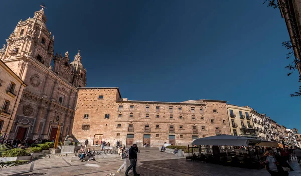 Salamanca Spagna Feb 2022 Clerecia Edificio Barocco Dell Collegio Reale — Foto Stock