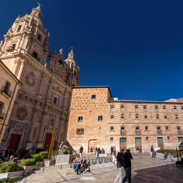 Salamanca Spagna Feb 2022 Clerecia Edificio Barocco Dell Collegio Reale — Foto Stock