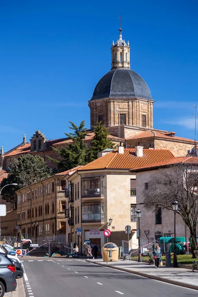 Salamanca Španělsko Února 2022 Vnější Pohled Farní Kostel Iglesia Purismia — Stock fotografie
