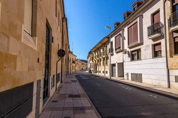 Salamanca Španělsko Feb 2022 Obecná Architektura Pohled Ulice Salamanca Historického — Stock fotografie