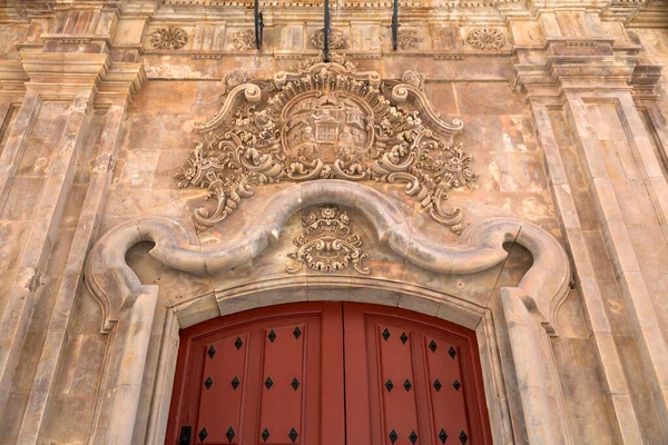 Általános Építészet Utcára Néző Salamanca Történelmi Város Kasztília Leon Régió — Stock Fotó