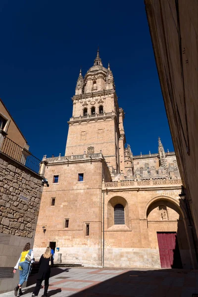 Den Nya Katedralen Catedral Nueva Två Katedralerna Salamanca Konstruerad Mellan — Stockfoto