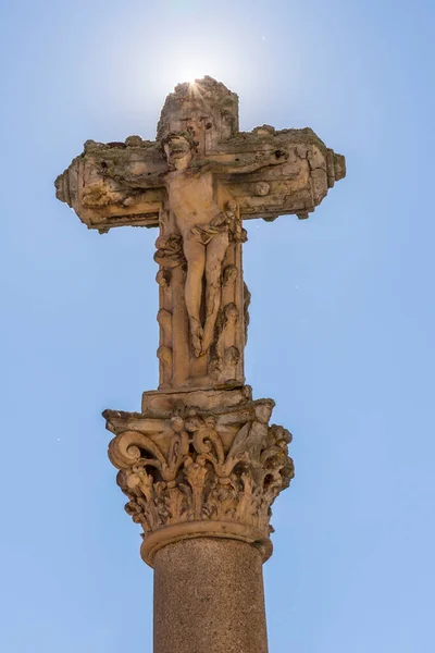 Ježíš Kristus Pomníku Kříže Salamance Kastilii Leonu Španělsko — Stock fotografie