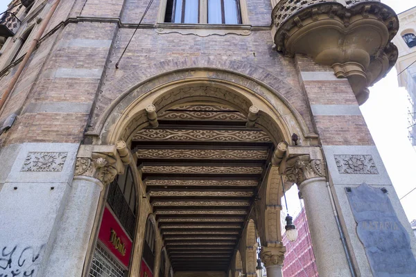 Turin Italy March 2022 Street View Architecture Turin Capital Piedmont — Stock Photo, Image