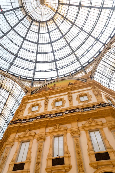 Galleria Vittorio Emanuele Galería Compras Activa Más Antigua Italia Hito —  Fotos de Stock