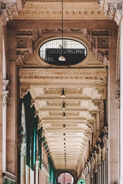 밀라노 이탈리아 2022 비토리오 에마누엘레 갤러리 Galleria Vittorio Emanuele 이탈리아에서 — 스톡 사진