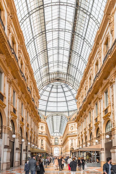 Μιλάνο Ιταλία Μαρτίου 2022 Galleria Vittorio Emanuele Είναι Παλαιότερη Ενεργή — Φωτογραφία Αρχείου