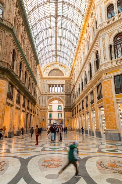 Nápoles Italia Abril 2022 Vista Interior Galería Umberto Una Galería —  Fotos de Stock