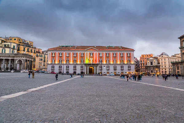 Naples Italy April 2022 Palazzo Della Prefettura Palace Prefecture Monumental — Stock Photo, Image