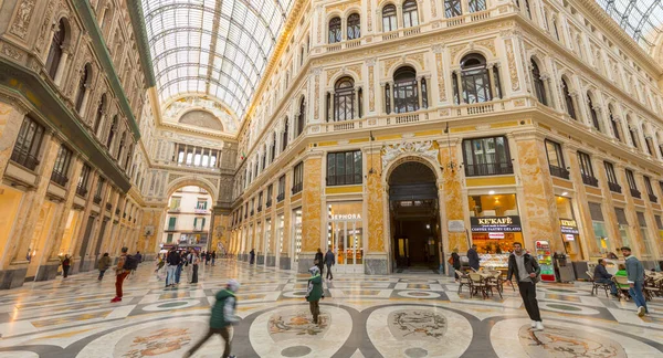 Nápoles Italia Abril 2022 Galleria Umberto Una Galería Comercial Pública —  Fotos de Stock