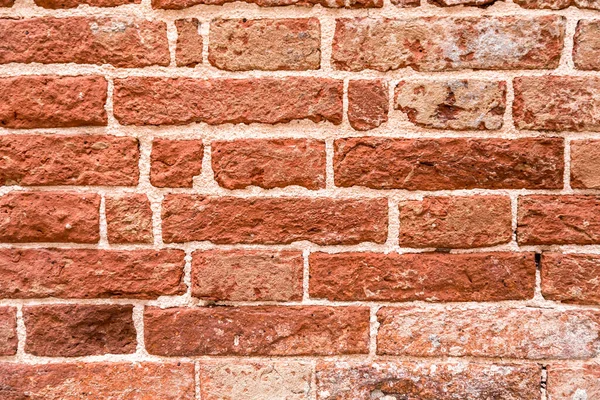 Red Brick Wall Grunge Texture Background Architectural Detail — Stock Photo, Image
