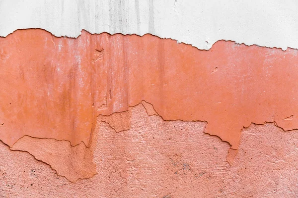 Old Concrete Wall Fragment Painted Stucco Shabby Texture Background — Stock Photo, Image