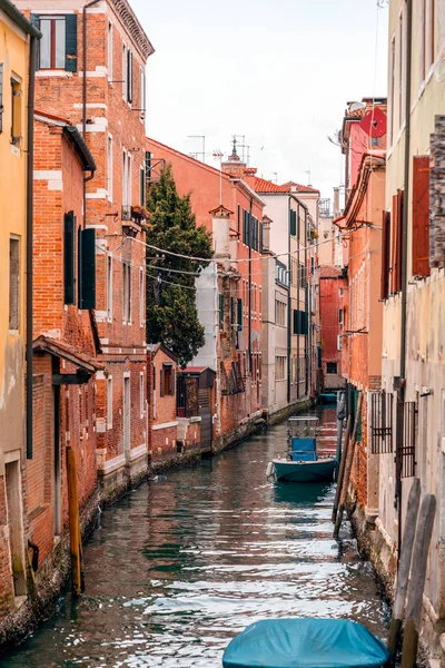Beaux Canaux Bâtiments Vénitiens Traditionnels Venise Vénétie Italie Nord Est — Photo