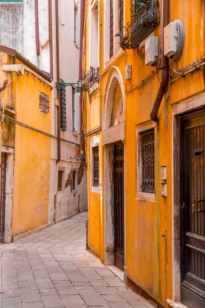 Venice Italy April 2022 Typical Venetian Architecture Street View Venice — ストック写真