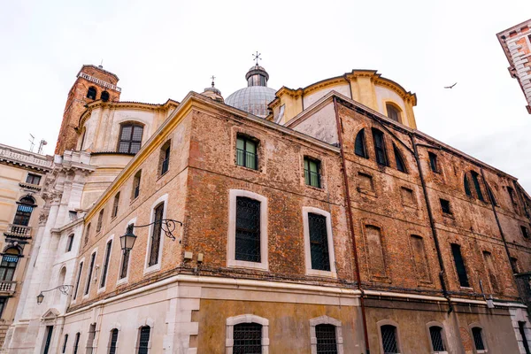 Wenecja Włochy Kwietnia 2022 Kościół San Geremia Wenecji Położony Dzielnicy — Zdjęcie stockowe