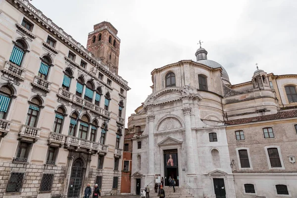 Венеция Италия Апреля 2022 Года Церковь Сан Геремия Венеции Расположенная — стоковое фото