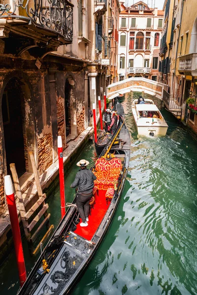 Venedik Talya Nisan 2022 Venedik Veneto Talya Nın Antik Kanallarında — Stok fotoğraf