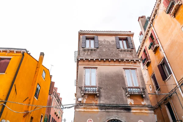 Typical Venetian Architecture Street View Venice Italy — ストック写真