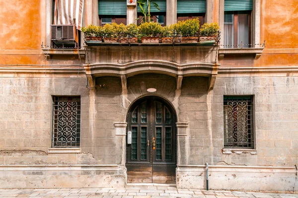 Arquitetura Típica Veneziana Vista Rua Veneza Itália — Fotografia de Stock