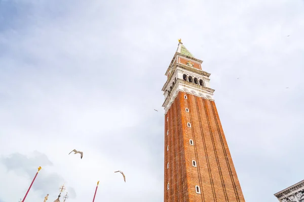 Campanile Marka Języku Włoskim Campanile San Marco Jest Dzwonnicą Bazyliki — Zdjęcie stockowe