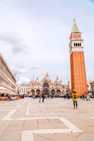 Βενετία Ιταλία Απριλίου 2022 Πατριαρχική Μητρόπολη Βασιλική Του Αγίου Μάρκου — Φωτογραφία Αρχείου