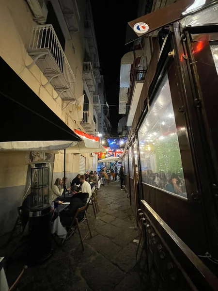 Naples Italy April 2022 Generic Architecture Street View Spanish Quarters — Foto de Stock