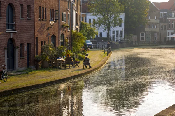 Schiedam Oct 2021 Typical Dutch Architecture Street View Schiedam Netherlands — Fotografia de Stock