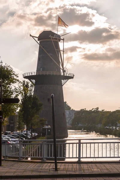 Schiedam Oct 2021 Noord Windmill Located Noordvest Schiedam Netherlands Tallest — Foto Stock