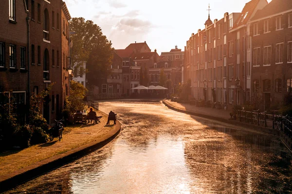 Typical Dutch Architecture Street View Schiedam Netherlands — Stockfoto