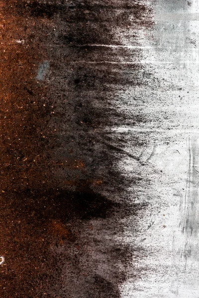 Rusty Metal Texture Close Background Stains Scratche — Stock Photo, Image