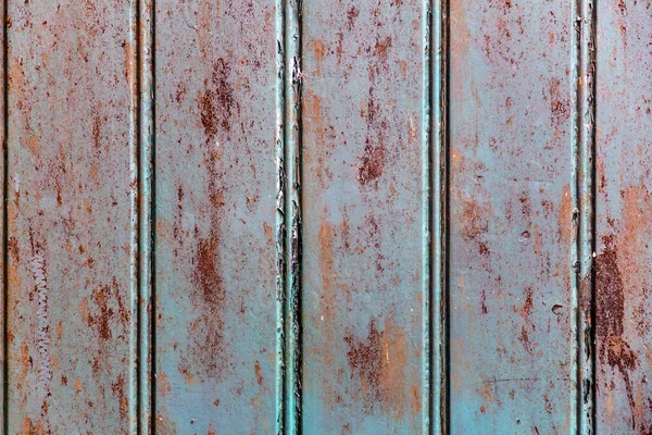 Roestige Metalen Textuur Close Achtergrond Met Vlekken Scratche — Stockfoto