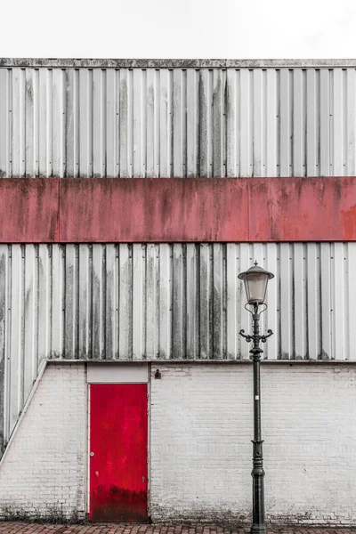Industrial Grungy Exterior Urban Architectural Detail — Stock Photo, Image