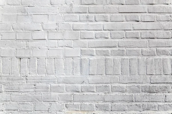 White Brick Wall Grunge Texture Background Architectural Detail — Stock Photo, Image