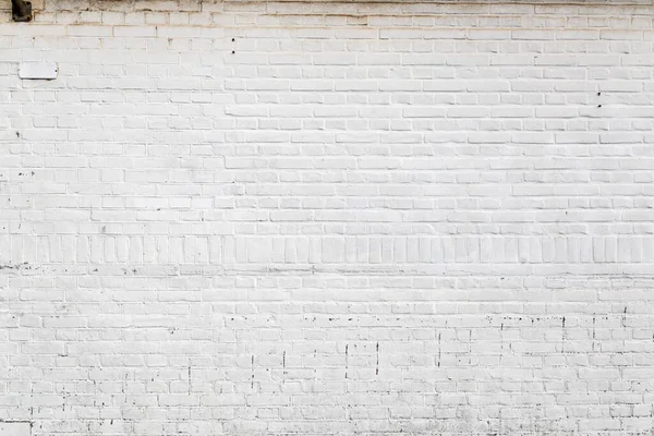 White Brick Wall Grunge Texture Background Architectural Detail — Stock Photo, Image