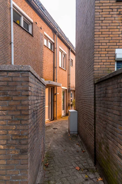 Typical Dutch Architecture Street View Schiedam Netherlands — Zdjęcie stockowe