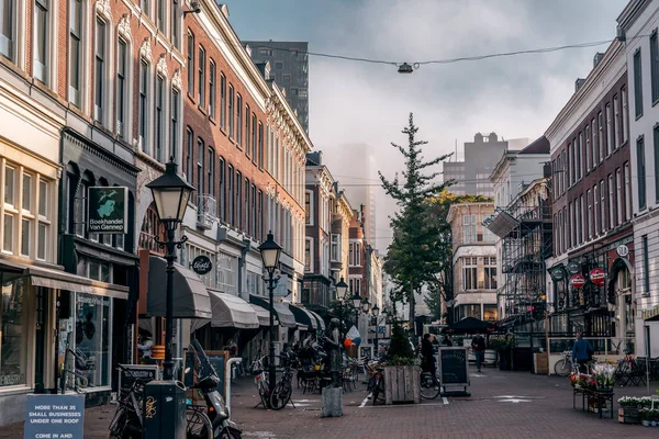 Rotterdam Países Bajos Octubre 2021 Vista Calle Arquitectura Genérica Desde — Foto de Stock