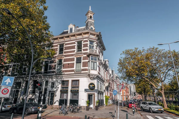 Rotterdam Oktober 2021 Street View Generieke Architectuur Vanuit Het Centrum — Stockfoto