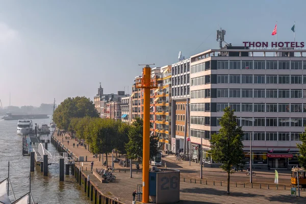 Rotterdam Netherlands October 2021 Modern Business Towers Located Bank Nieuwe — Stockfoto