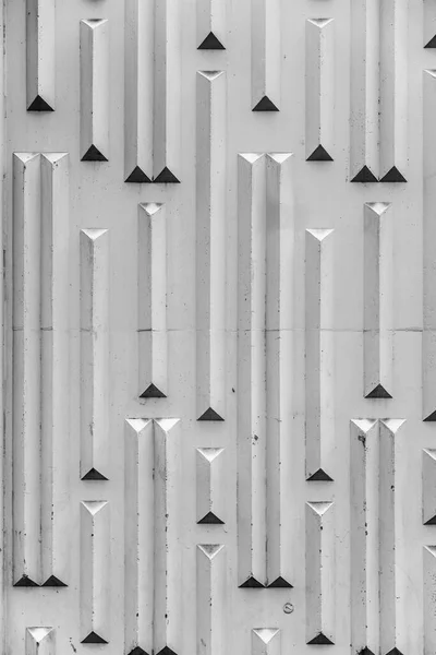 Старый Бетонный Фрагмент Стены Окрашенный Штукатурку Фон Геометрическими Рельефами — стоковое фото
