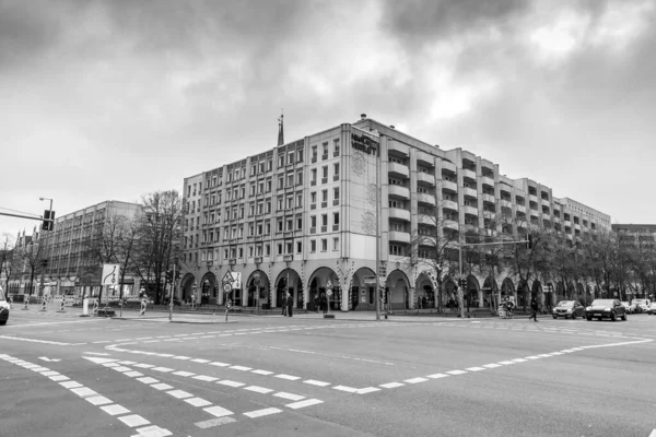 Berlin Germany Dec 2021 Alexanderplatz Large Public Square Transport Hub — Foto de Stock