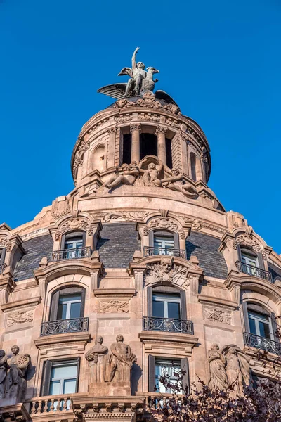 Buildings Passeig Gracia One Main Avenues Eixample District Barcelona Spain — Stock Photo, Image