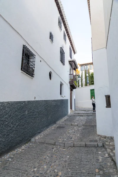 Granada Spain February 2022 Generic Architecture Street View Historical City — Stock Photo, Image
