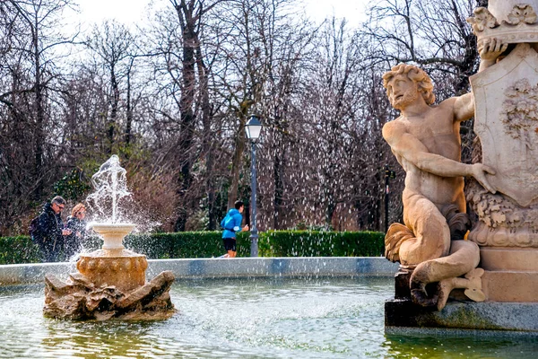 Madrid Spanje Feb 2022 Senior Saxofonist Treedt Het Buen Retiro — Stockfoto