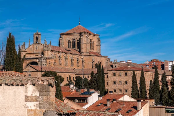 Exterior View Stephen Church Convent Duenas Salamanca Spain — Stock Photo, Image