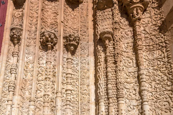 Salamanca Spanien Februar 2022 Architektonisches Detail Aus Der Neuen Kathedrale — Stockfoto