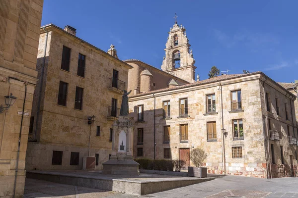 Salamanca Spanien Februar 2022 Plaza Anaya Anaya Platz Mit Den — Stockfoto